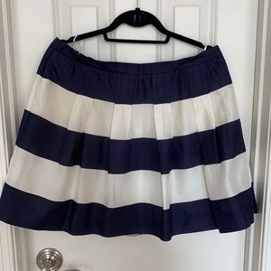 J. Crew Stripe Chiffon Skirt
